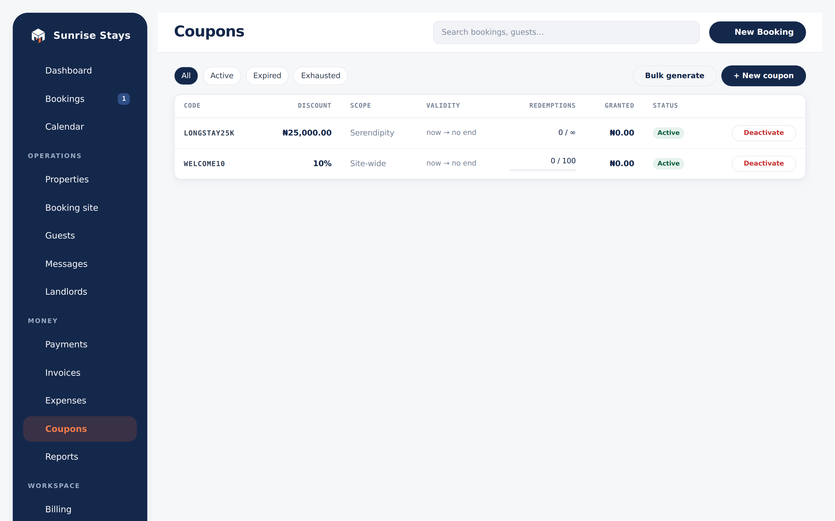Coupons